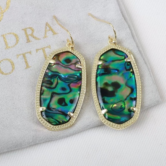 Kendra Scott Jewelry - KENDRA SCOTT Elle Gold Drop Earrings In Abalone